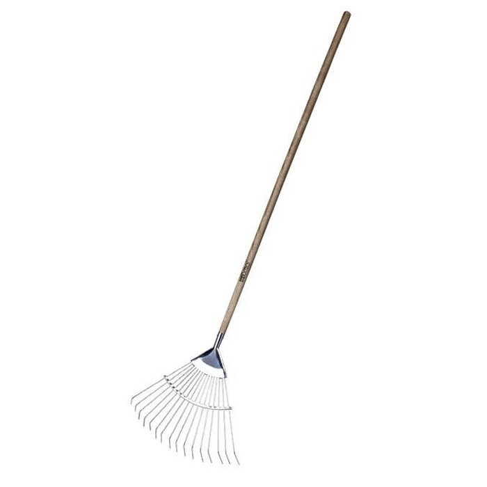 Rozsdamentes acél gereblye